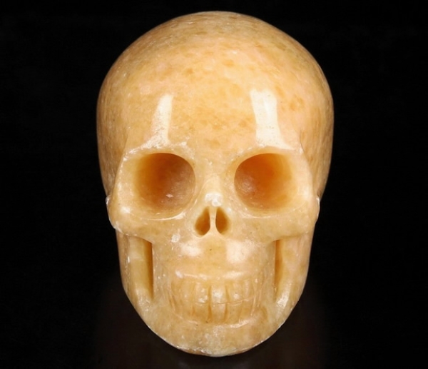 Skull Oranger Aventurin